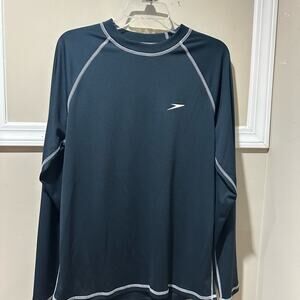 Speedo Men's‎ Black Swim Shirt